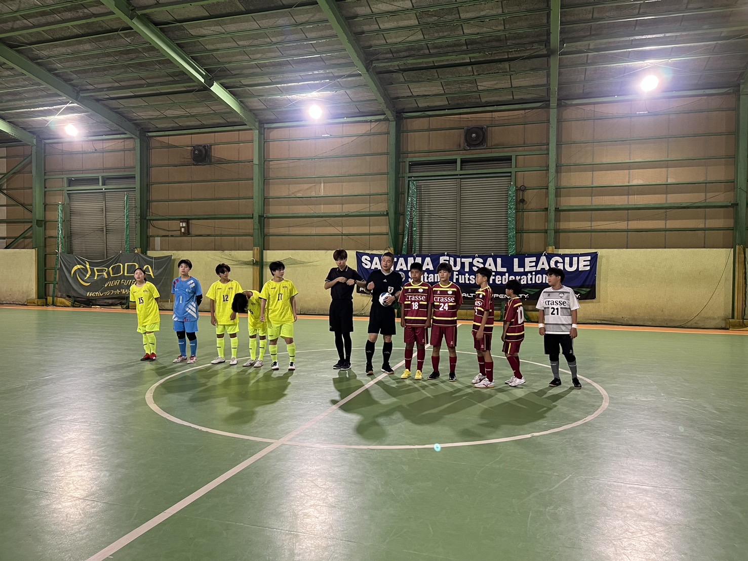 1試合目 vs エトセトラU-15